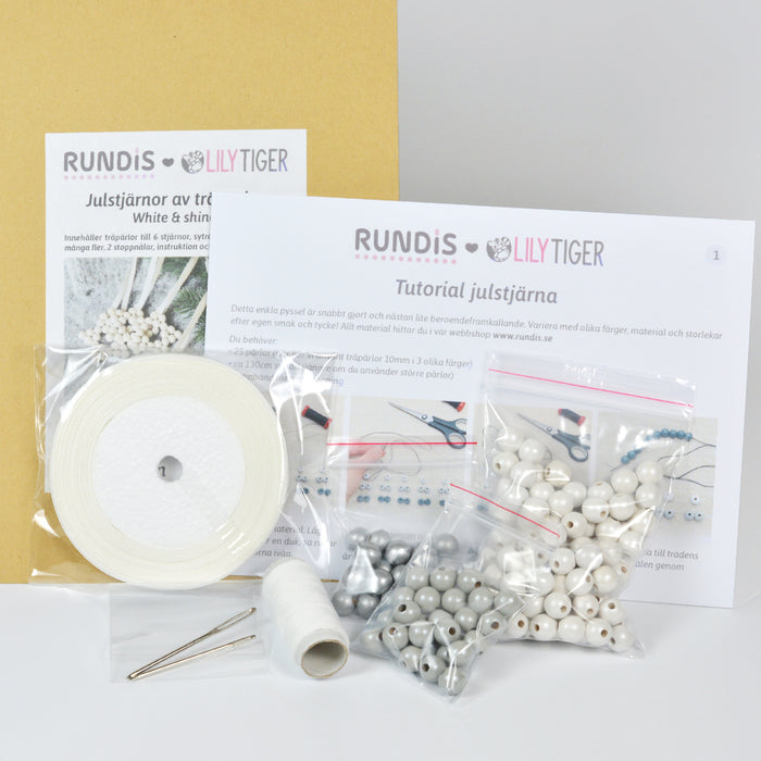 DIY-kit "Julstjärna" – White & shine