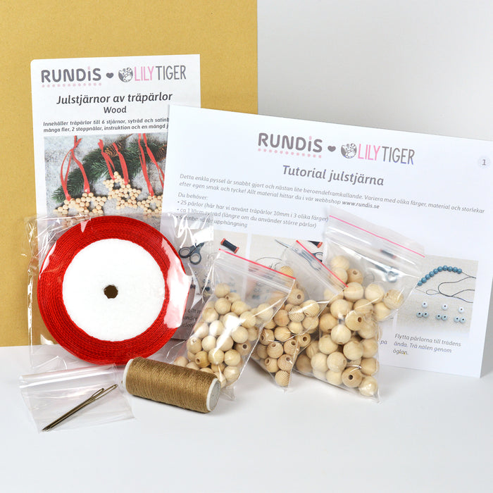 DIY-kit "Julstjärna" – Wood