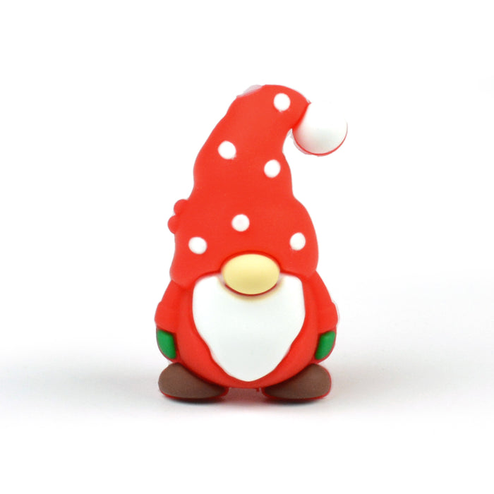 Motivpärla i silikon, 3D jultomte
