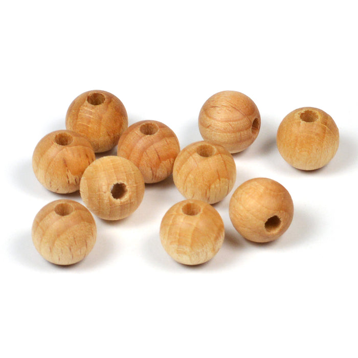 Träpärlor, 10mm, Premium Wood *dark*, 30st