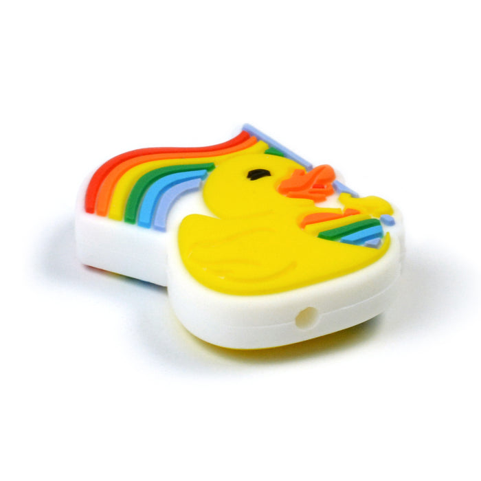 Motivpärla i silikon, pride badanka