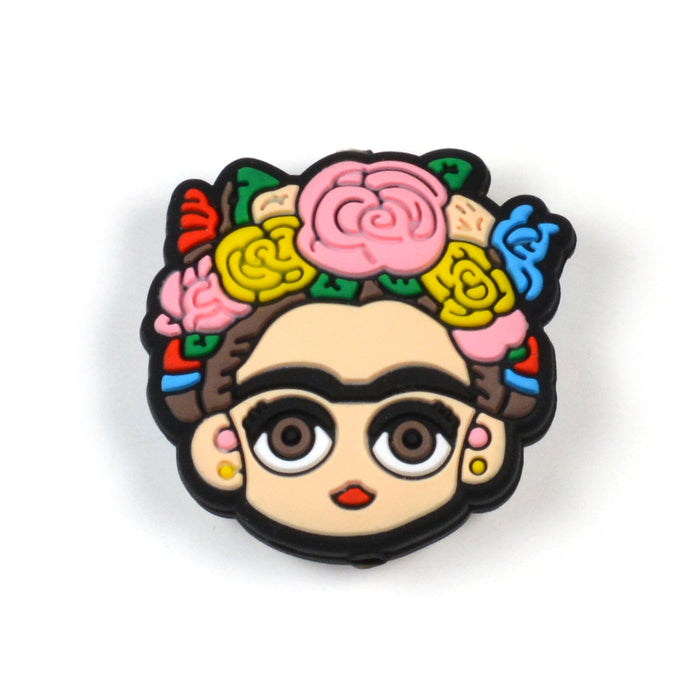 Motivpärla i silikon, Frida