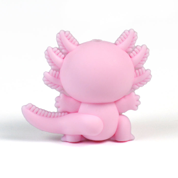 Motivpärla i silikon, 3D axolotl