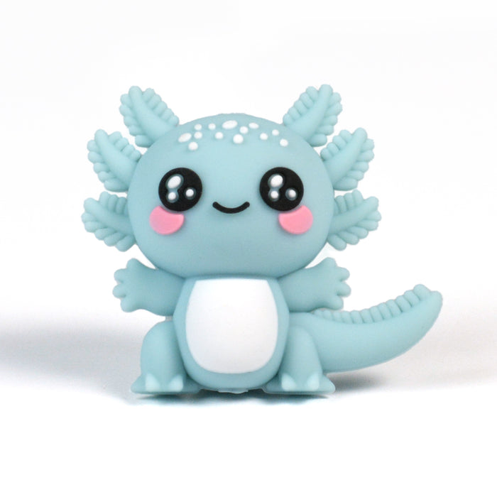 Motivpärla i silikon, 3D axolotl