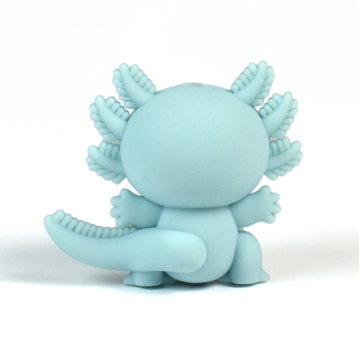 Motivpärla i silikon, 3D axolotl