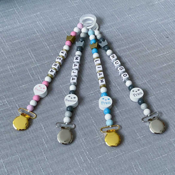 Metallclips, rund, silver