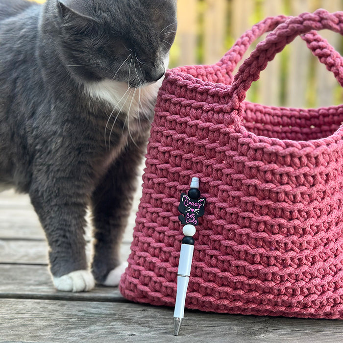 DIY-kit penna "Crazy cat lady"
