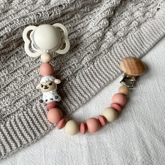 Motivpärla i silikon, 3D lamm