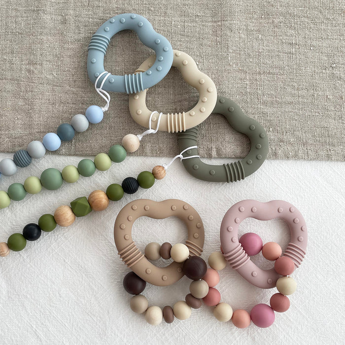 Silikon bitring, SS Collection, hjärta