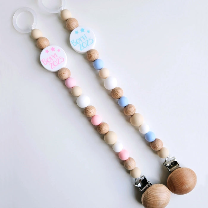 Silikonpärlor, beige, 12mm