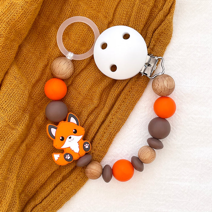 Motive pearl in silicone, fox cub