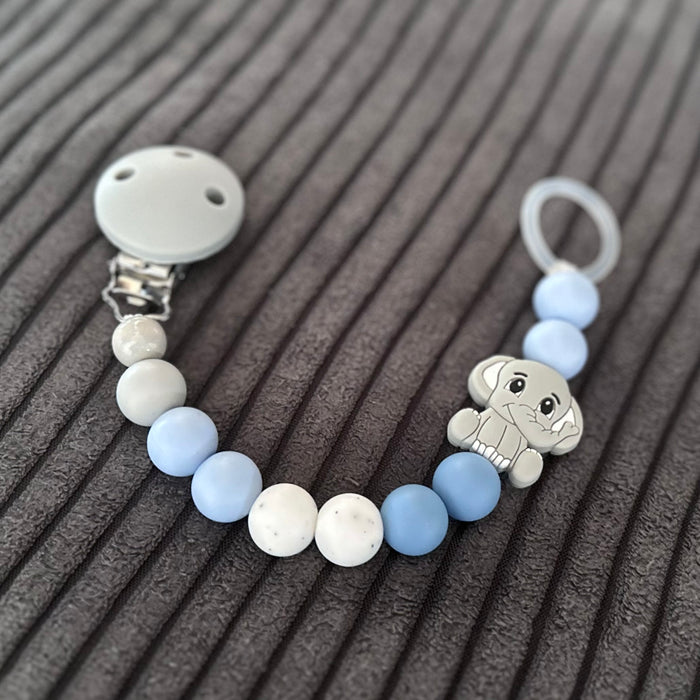 Säkerhetspärlor, 12mm, ljusgrå, 6st