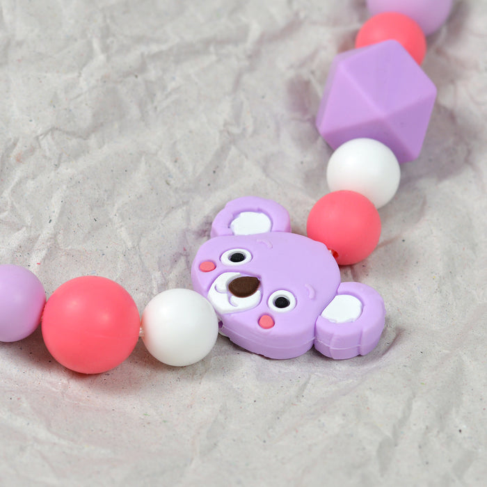 Motive bead in silicone, Koalan Knot