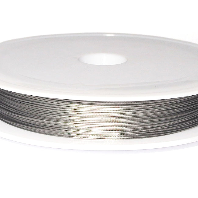 Jewelry wire, silver 0.38mm, 50m