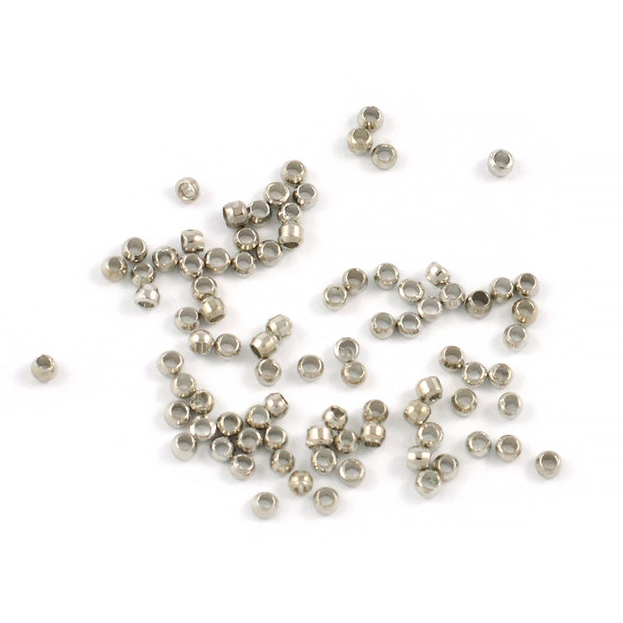 Clamp beads, antique silver, 1.5mm, 500pcs