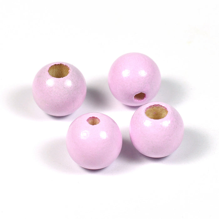 Safety beads, 12mm, light pink, 6pcs