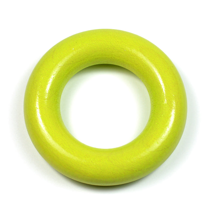 Small wooden ring without holes, lime