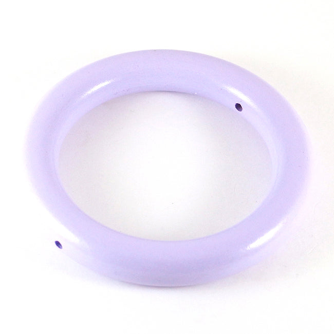 Large wooden ring with holes, lavender