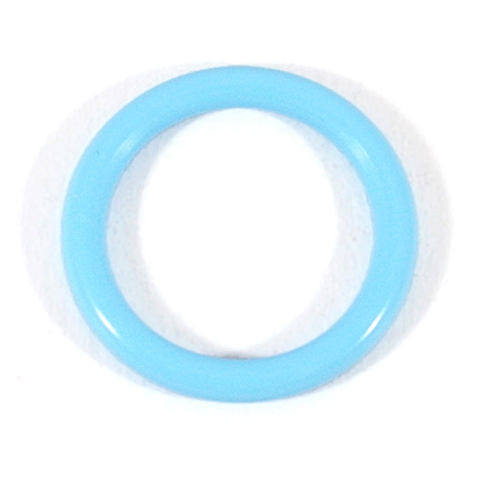 Silicone ring, light blue