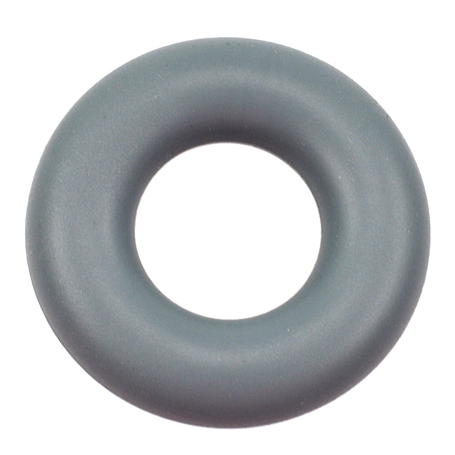 Round silicone teether