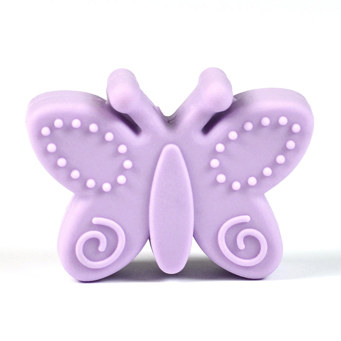 Motive bead in silicone, butterfly
