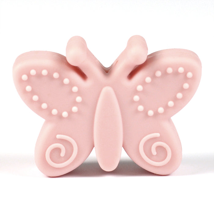 Motive bead in silicone, butterfly