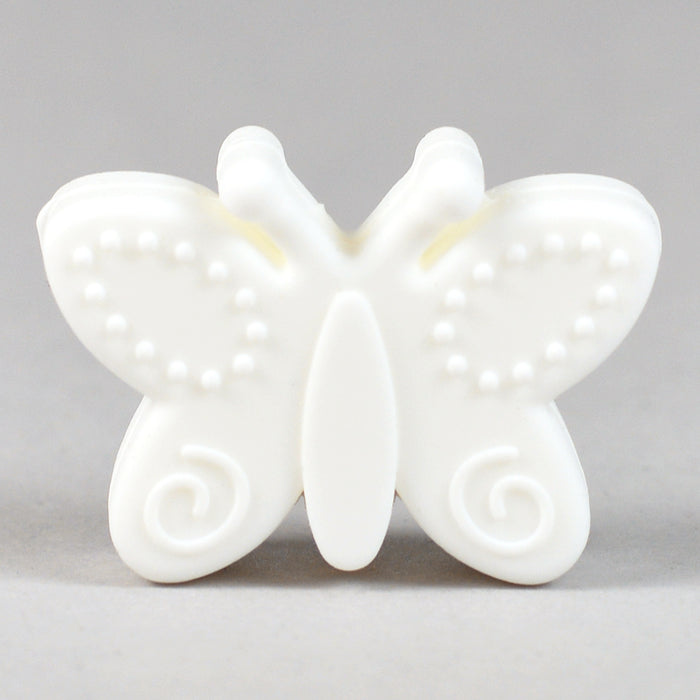 Motive bead in silicone, butterfly