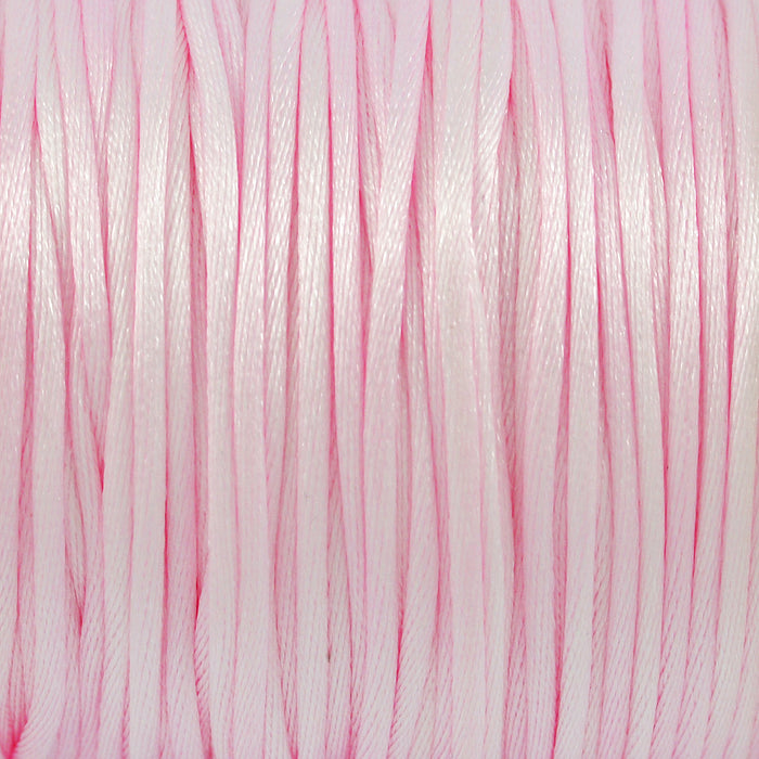 Satengsnor, lys rosa, 1,5 mm