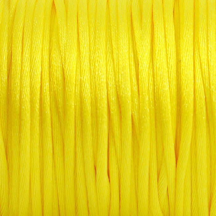 Satengsnor, gul, 1,5 mm