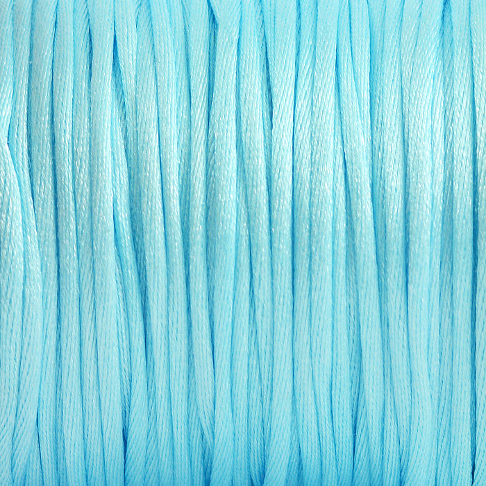Satin cord, light blue, 1.5mm