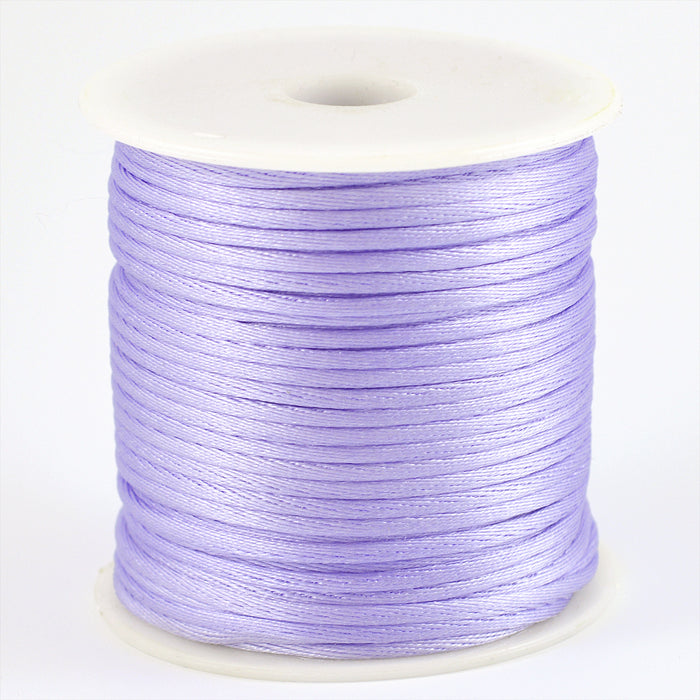 Satin cord, lavender, 1.5mm