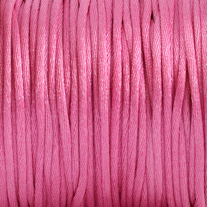 Satin cord, dark pink, 1.5mm
