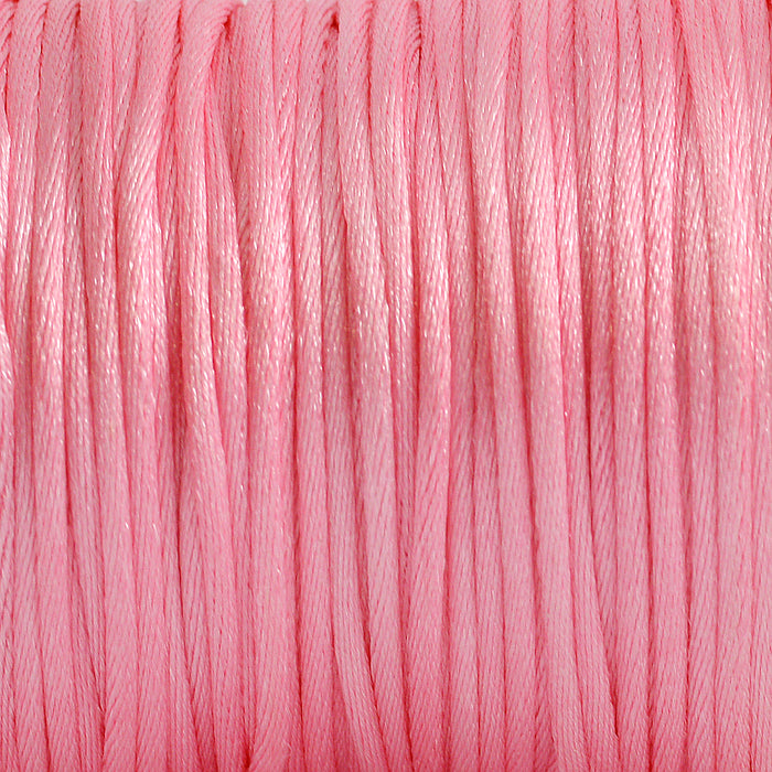 Satengsnor, rosa, 1,5 mm