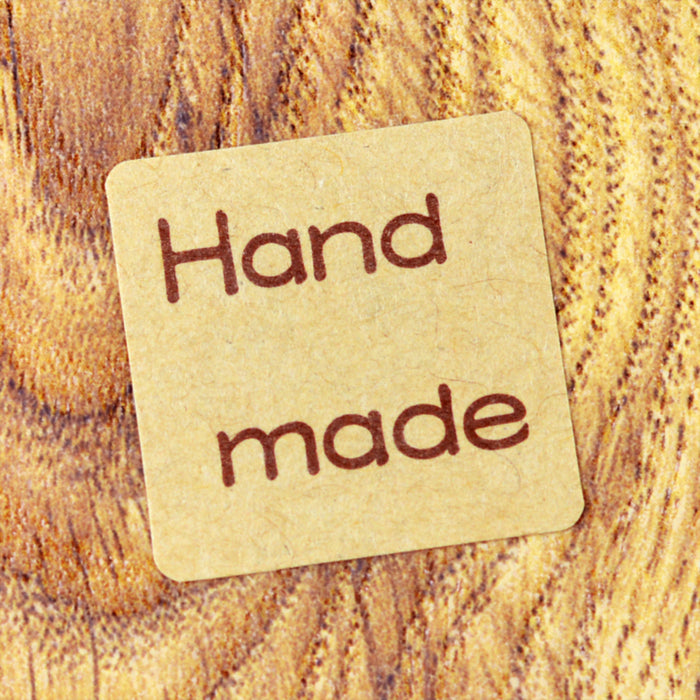 Klistermärken "handmade", 25mm