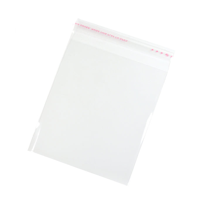 Transparent plastic bags, 10x13cm