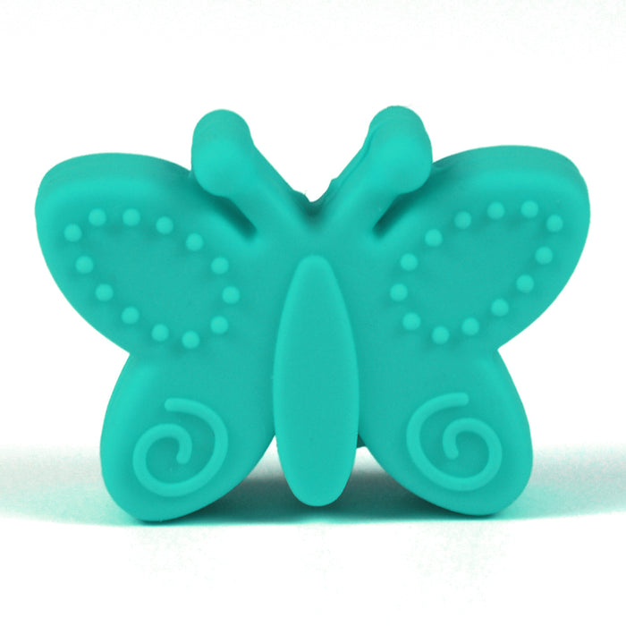 Motivperle i silikon, sommerfugl