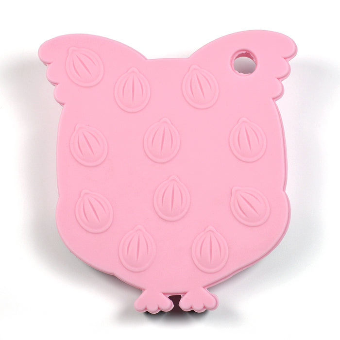 Silicone teether, owl