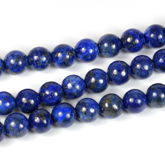 Lapis lazuli perler, 6 mm