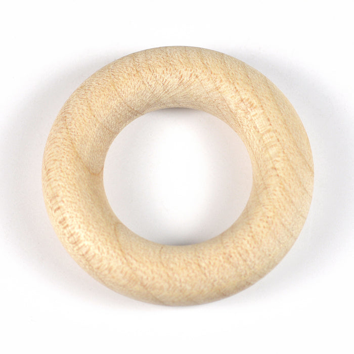 Small wooden ring without holes, untreated