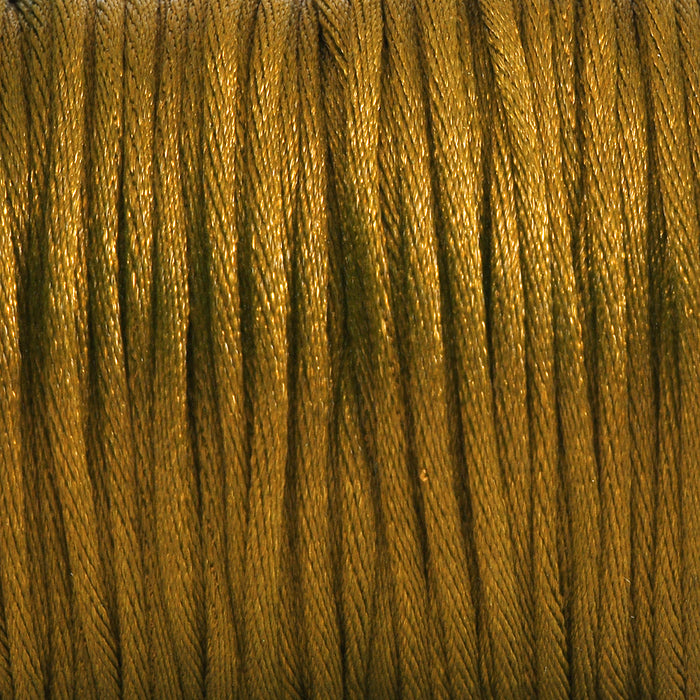 Satin cord, gold, 1.5mm