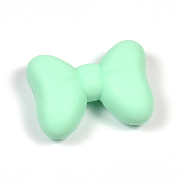 Motive bead in silicone, bow