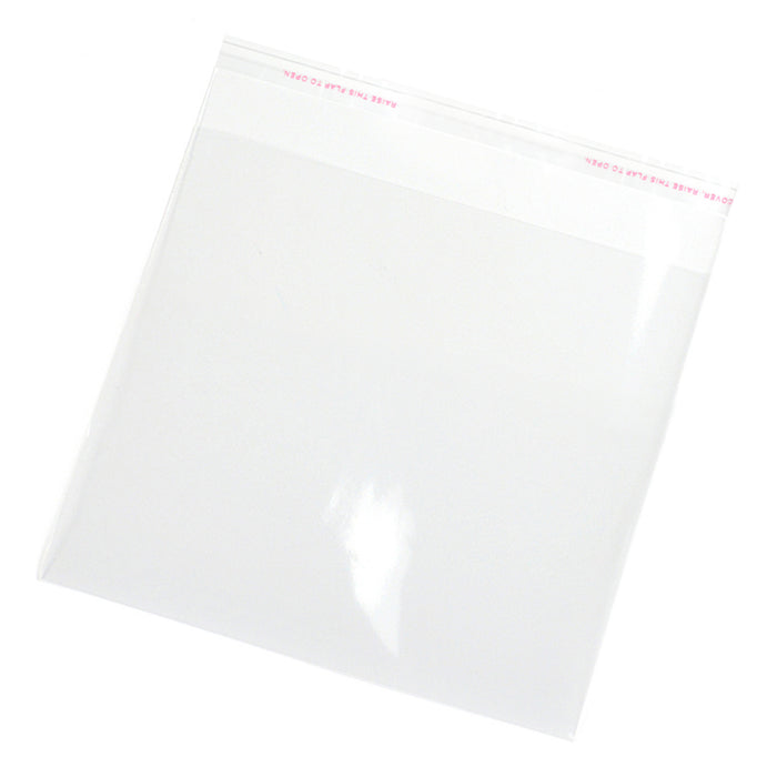 Transparenta plastpåsar, 18x18cm