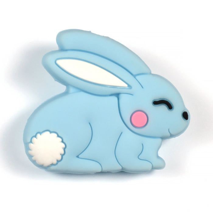 Motif bead in silicone, rabbit