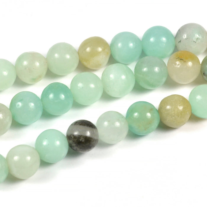 Amazonite beads, 6mm