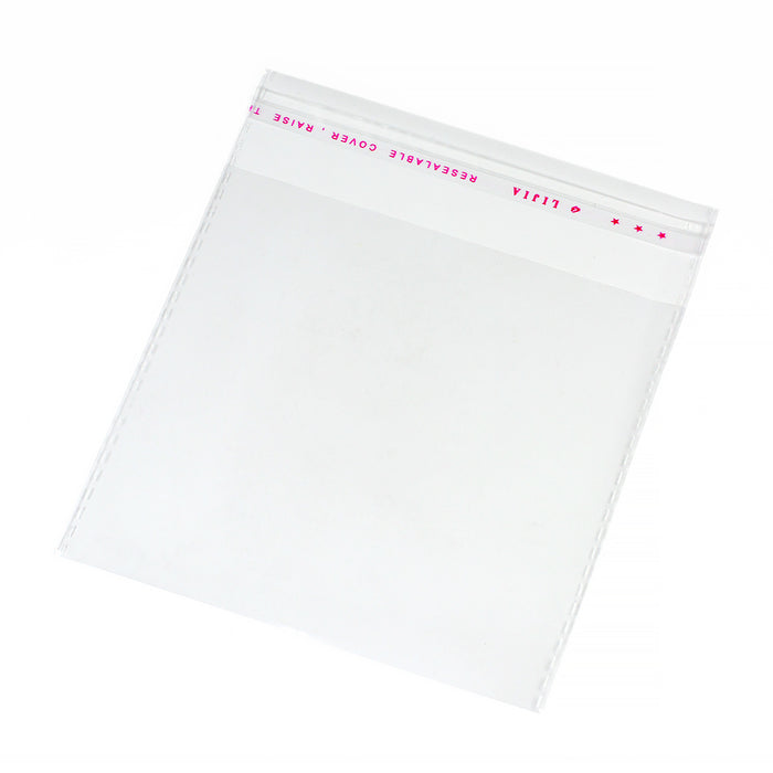 Transparent plastic bags, 12x14cm