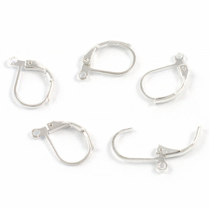 Brisyr ear hooks, silver, 6 pcs