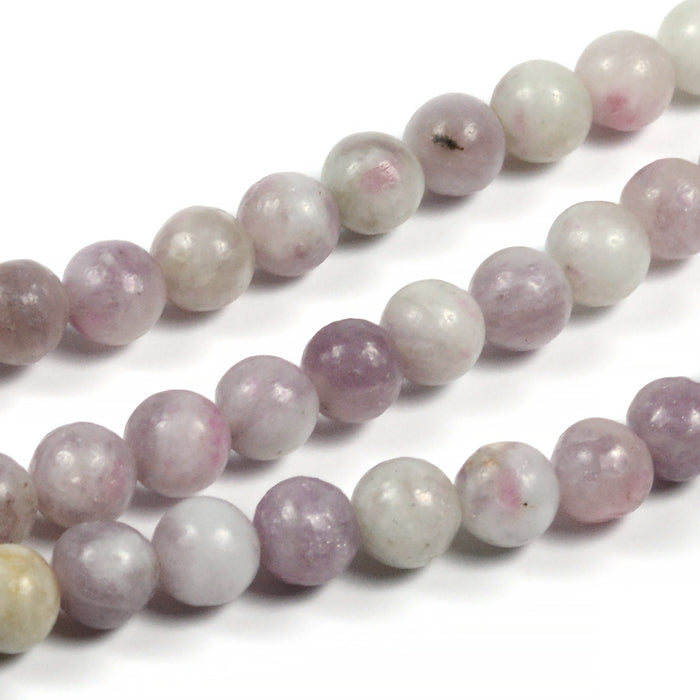 Aventurine beads, lavender, 6mm