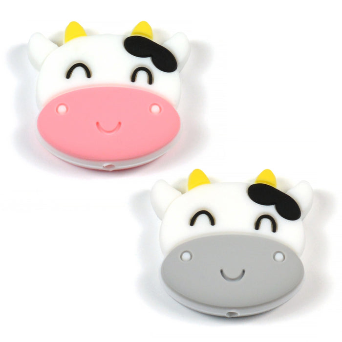 Motive pearl in silicone, cow