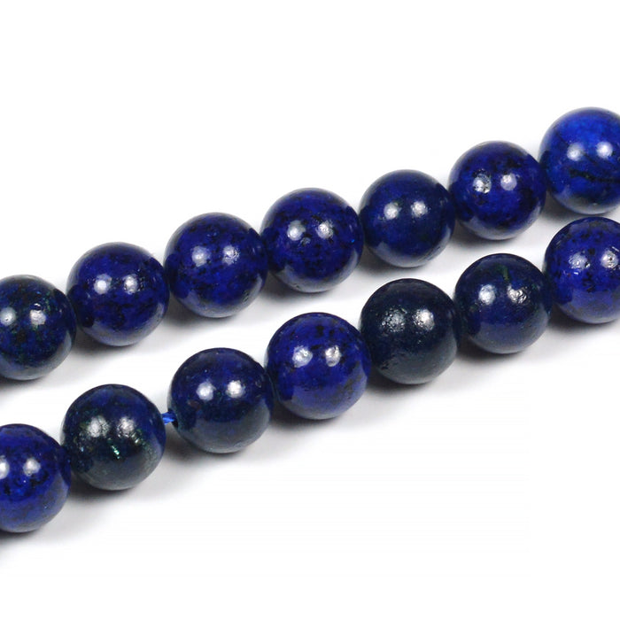 Lapis lazuli perler, 8 mm