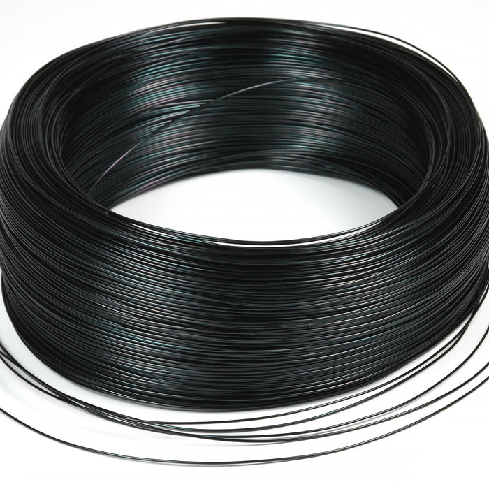 Aluminiumstråd, svart, 0,6mm, 10m